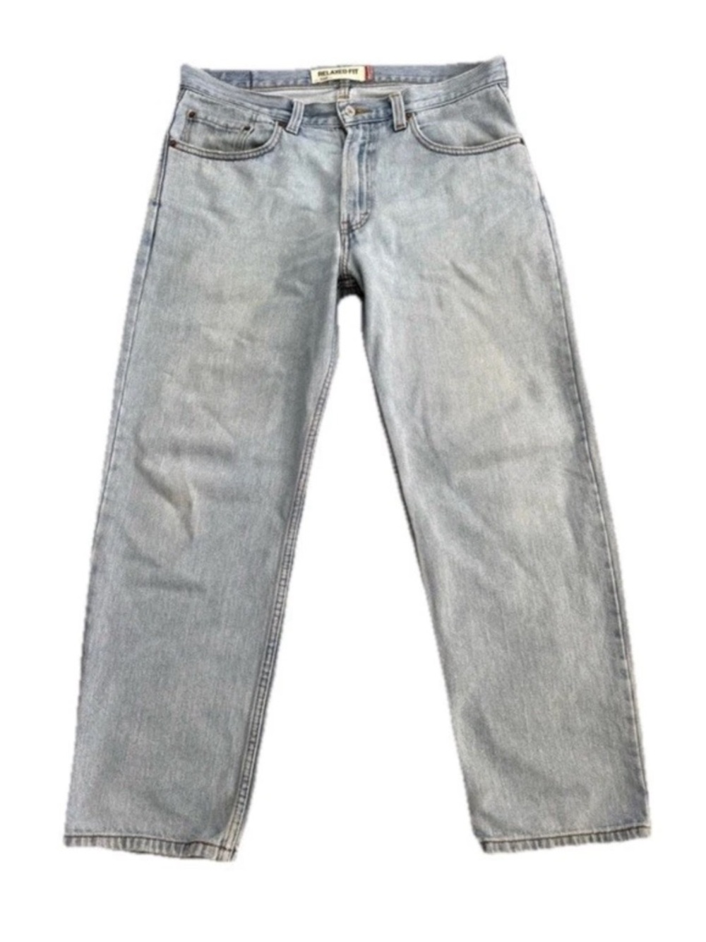 Levis 550 Men’s Relaxed Fit Jeans Blue Light Wash Denim 34x29